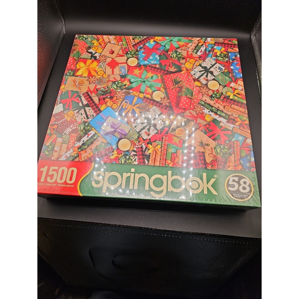 NEW SPRINGBOK BY HALMARK 1500 PIECE JIGSAW Christmas Collage 001